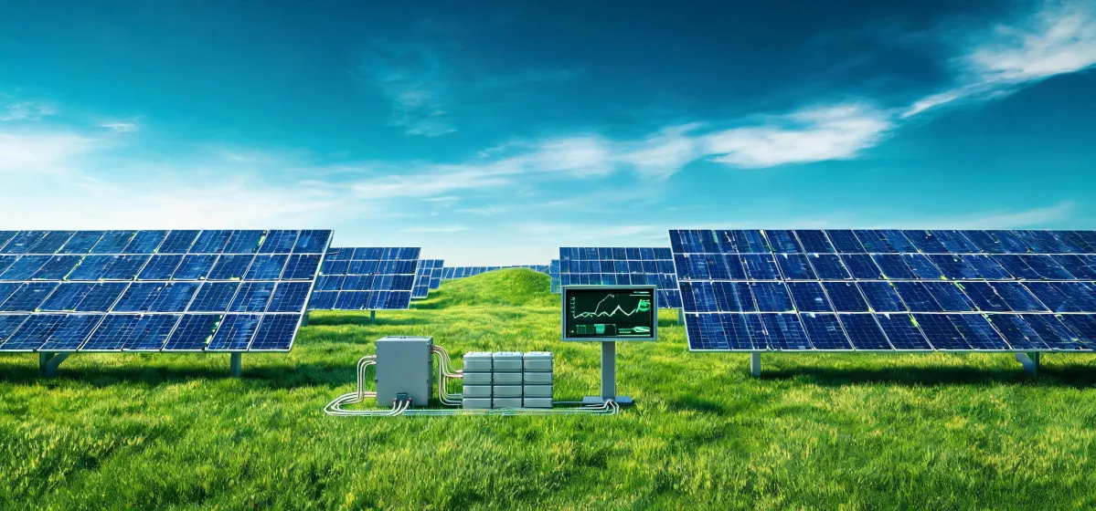 Grid-connected distributed solar and battery infrastructure